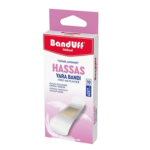 چسب زخم آنتی باکتریال پوست حساس چسب زخم آنتی باکتریال پوست حساس بسته 10 عددی - Image 1