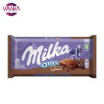 شکلات میلکا با مغز بیسکوییت اورئو براونی وزن 100گرم
