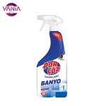 اسپری بانیو پورچوز تمیز کننده سرویس بهداشتی و حمام رایحه کاج حجم 750 میل