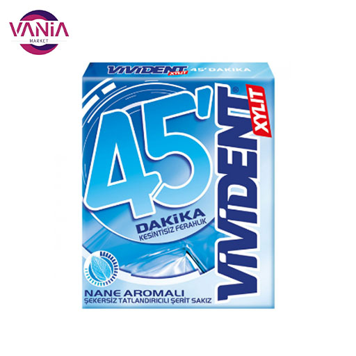 65 آدامس ویویدنت با طعم نعنا (45 دقیقه) 33 گرم - Image 1